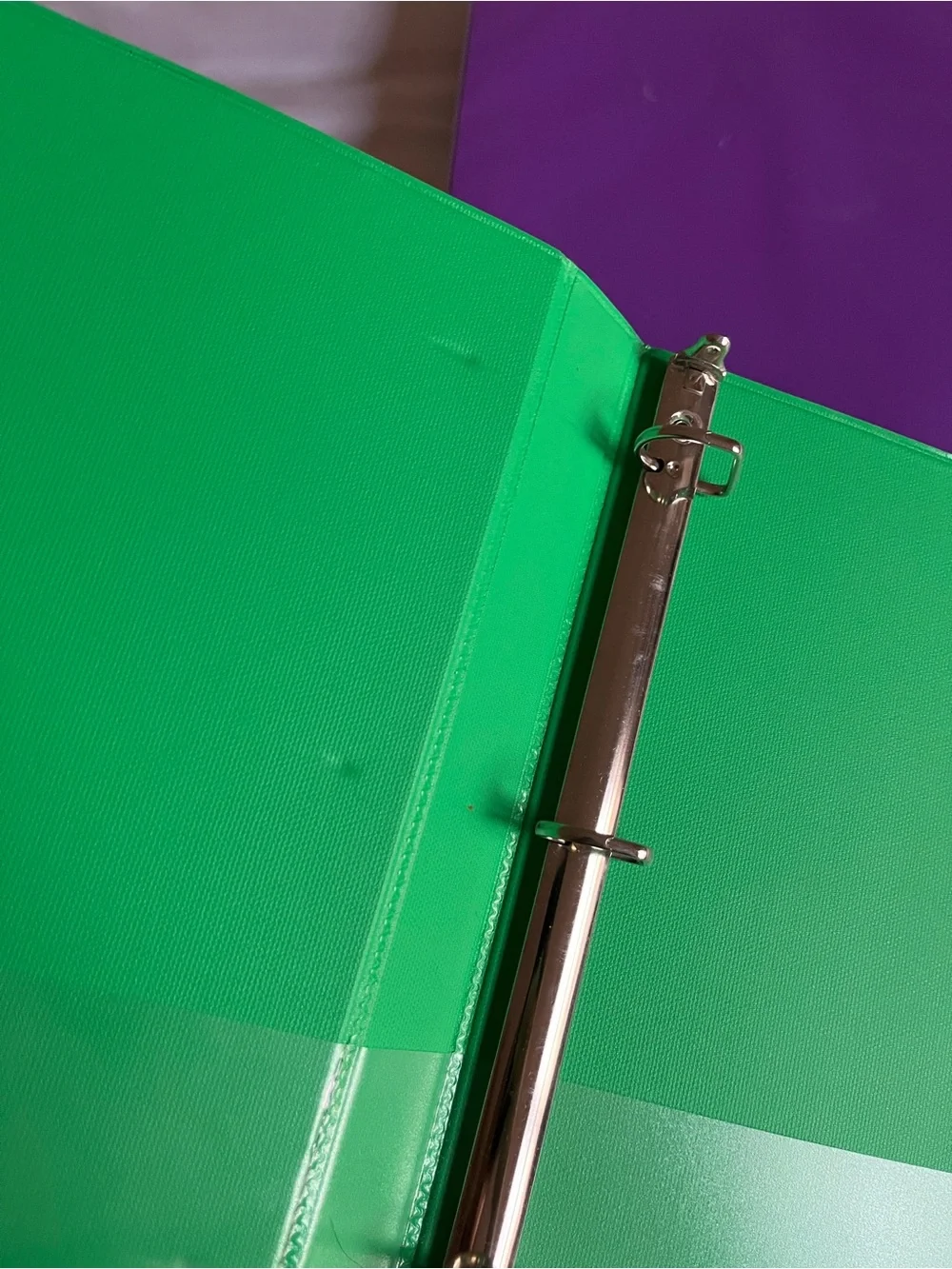 Avery Green & Purple 3-Ring Binders Set 1 Inch Spine